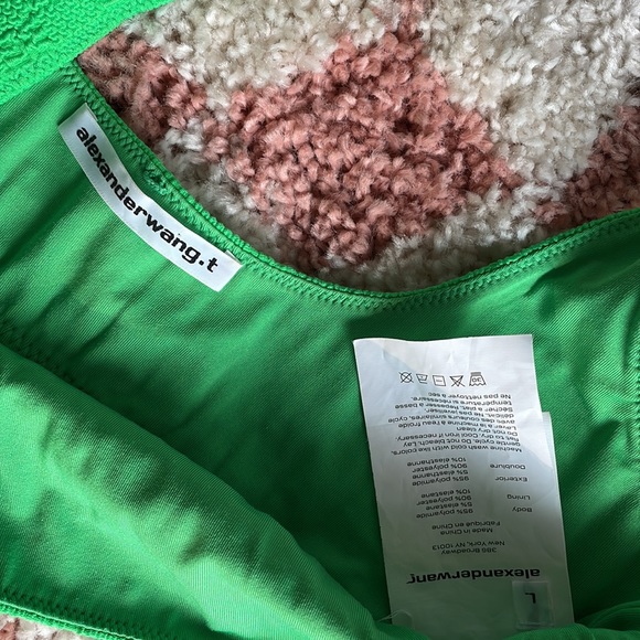 alexander wang green top size Large - Picture 3 of 5
